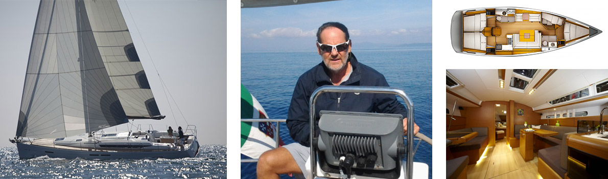 Skipper Raffaele Tesi,barca a vela in toscana