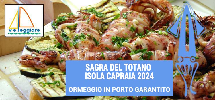 Sagra del Totano di Capraia 2024 in barca a vela